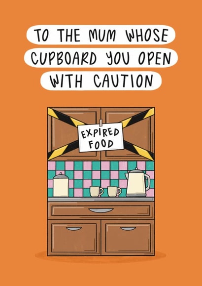 Funny Mother's Day Card - Expired Food created by Muses & May 