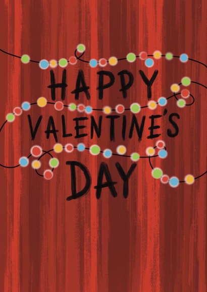 Retro Gaming Thriller Style Valentine’s Card for your Strange Significant Other created by Tommy Blue Illustration