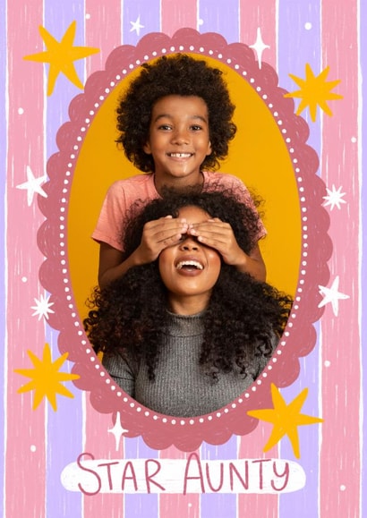 Classic Mother's Day Card - For Aunt - Star Aunty created by Ludicrous Prints