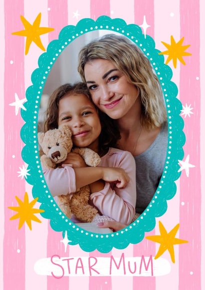 Classic Mother's Day Card - Star Mum created by Ludicrous Prints
