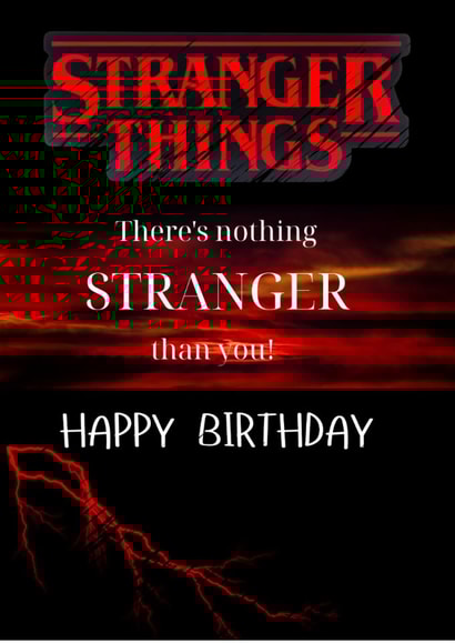 A Card for a Stranger Things Fan created by Say it like you mean it 