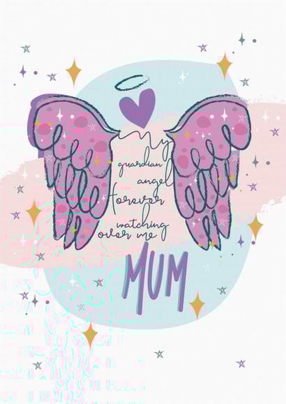 Heart-warming card to express sympathy and love suitable for Mother's Day. created by Luella York