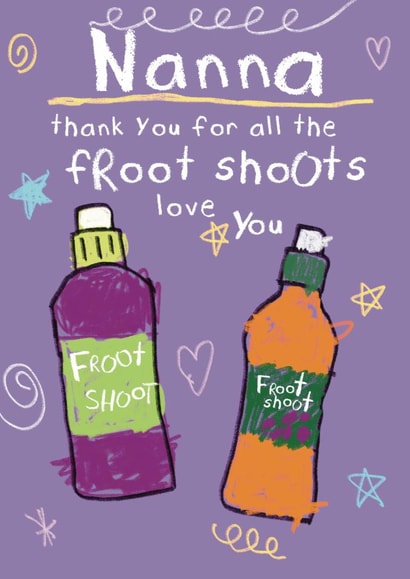 Cute Mother's Day Card - For Nanna - Fruit Shoot created by Pickled Prints