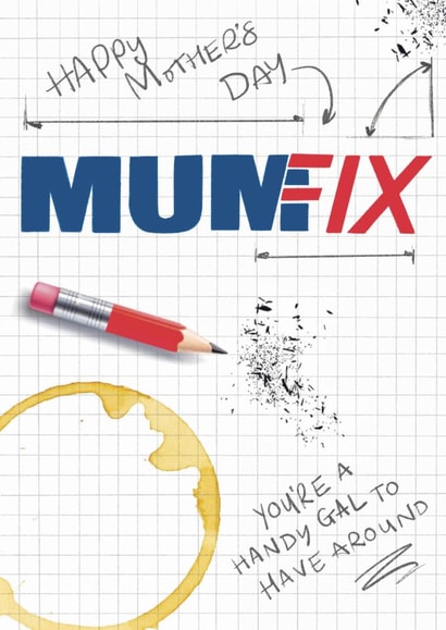 Funny DIY Mother’s Day Card - Mumfix - DIYMumLife - Happy Mother’s Day created by Lisa Illustrates