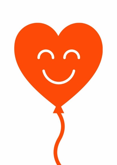 Cute Love Heart Balloon Friendship Card created by Wits & Giggles