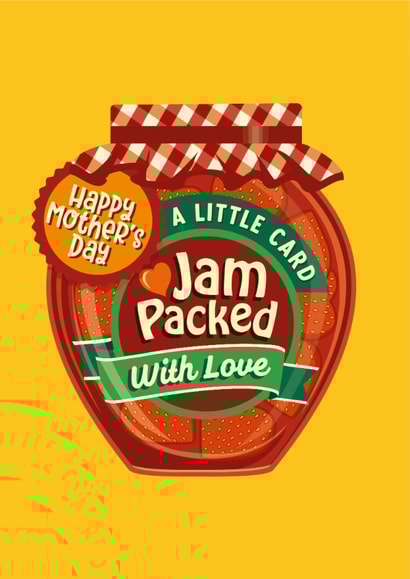 Classic Mother's Day Card - Strawberry Jam created by The Typecast Gallery