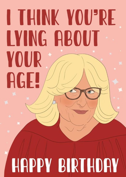 Funny Birthday Card - Fiona - The Traitors created by Stuck Shop Gifts