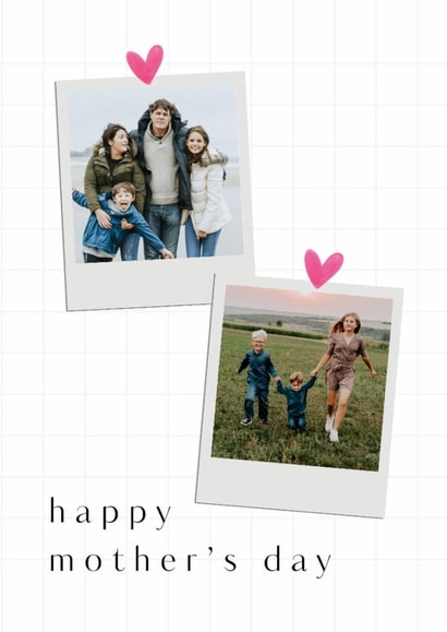 Classic Mother's Day Card - Polaroids created by Spark and Wild