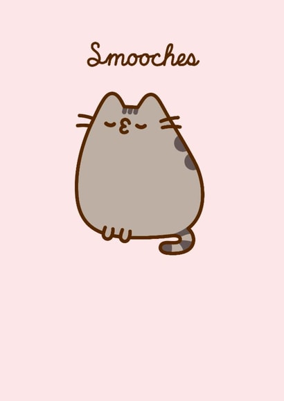 Valentine's Day Card | Pusheen | Smooches created by Hype Cards
