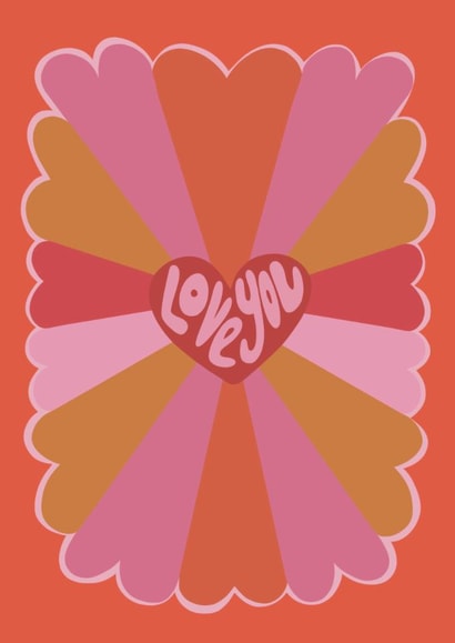 Groovy Love Card created by Philippa Kemp