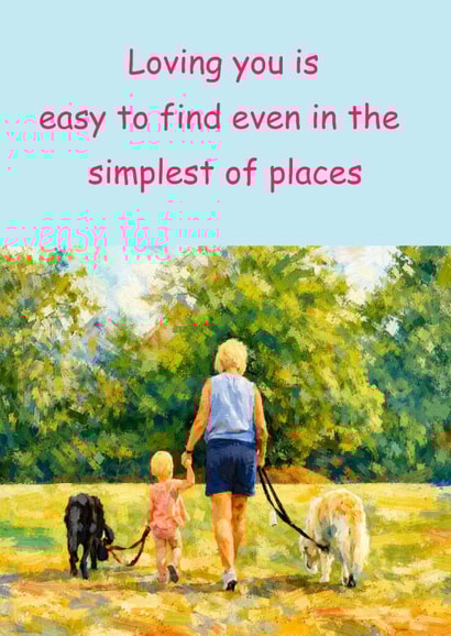 Family Love created by Dicky Dunn