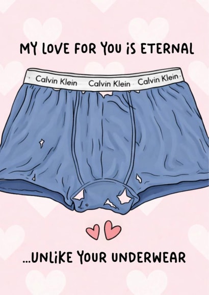 funny valentines day card for him created by Jungle Beat Creations