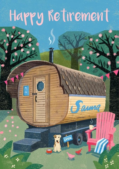 Classic Retirement Card - Sauna created by Rocket68
