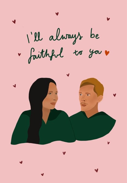 Funny anniversary card for significant other. Traitors anniversary card. created by CorinaFay Illustration