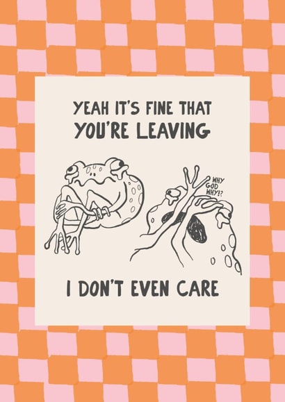 Funny New Job Card for Work Bestie created by Moonshine Prints