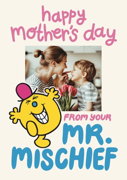 Cute Mother’s Day Card - From your Mr Mischief created by Mr. Men