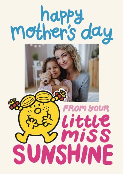 Cute Mother’s Day Card - From your Little Miss Sunshine created by Mr. Men