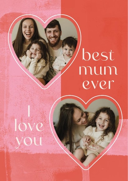 Classic Mother's Day Card - Best Mum Ever created by Sabrin Deirani