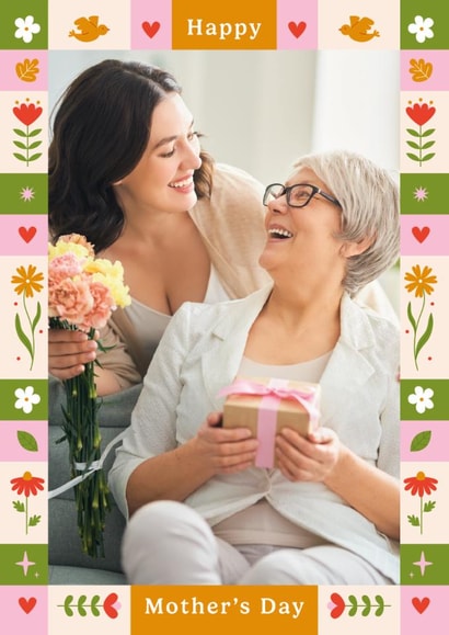 Classic Mother's Day Card - Pretty Floral Frame created by Joanne Hawker