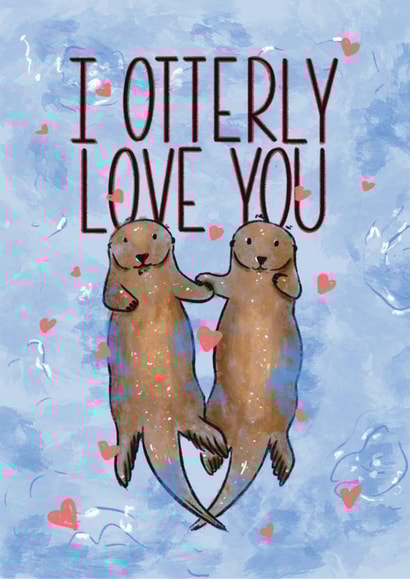 Cute Valentines Day or Anniversary Card for Boyfriend, Husband, Girlfriend, Wife created by mil.creative_