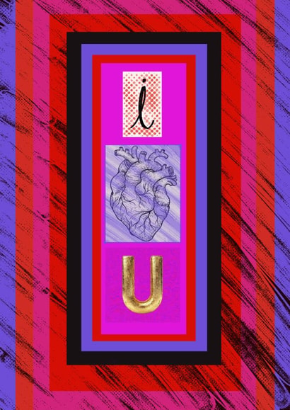 Just a simple love card. created by Godiva Art Studio