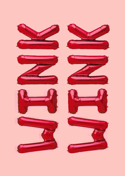 Shiney Red and Pink Cute Valentines Card to woo your Valentine created by PengellyArt