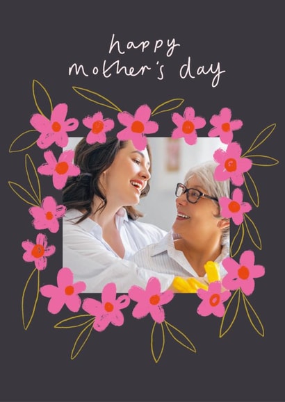 Pretty Mother's Day Card - Floral Frame created by Chloe Turner