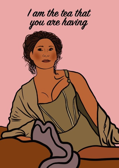 Funny Valentines Card featuring Lady Bridgerton created by SophiPrints