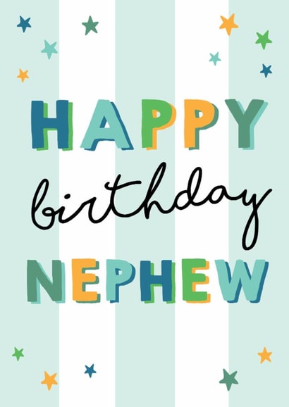 Classic Birthday Card - For Nephew created by Michelle Fiedler Design