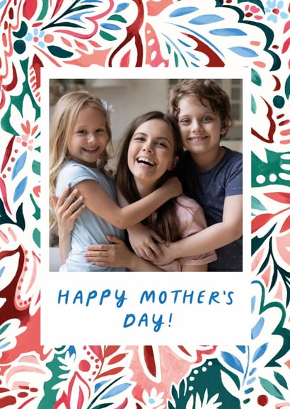 Pretty Mother's Card - Paisley Floral created by Lauren Barclay