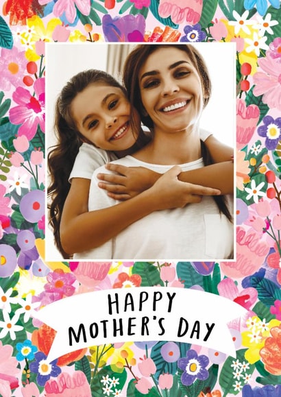 Pretty Mother's Day Card - Floral Frame created by Katt Jones