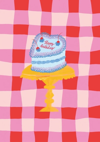 Fun Birthday Card for Her - Cake Card - Happy Birthday created by Penny and Me