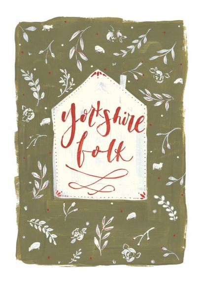 Classic New Home Card - Yorkshire Folk created by Rebecca Prinn