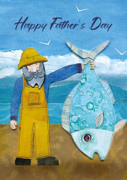 Fisherman Father's Day Card created by Joanne Wishart