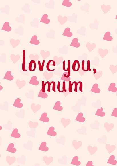 Cute card for your mum, to show her love on Mother's Day or Her Birthday created by thelittleone