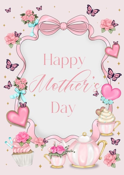 Cute Vintage Tea Style Mother’s Day Card created by Dolly’s Originals