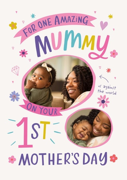 Pretty Mother's Day Card - 1st - Amazing Mummy created by Dotty Black