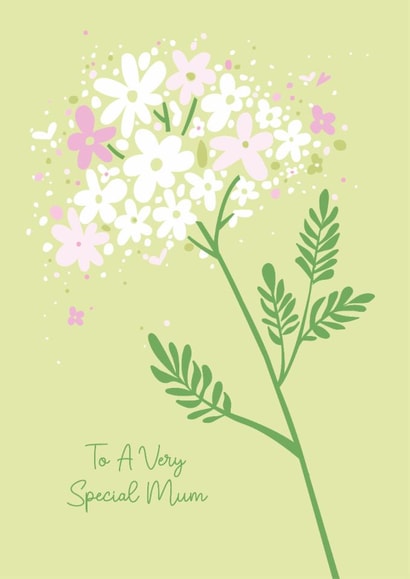 Classic Mother's Day Card - To A Very Special Mum - Flowers | thortful