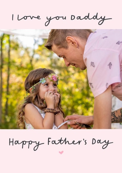 Cute Father’s Day Photo - Love You Daddy created by Fliss Muir
