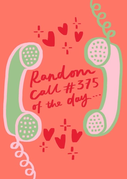 Cute card for your mum who always picks up the phone created by Bee Davies