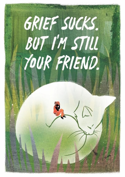 Heartfelt Mother's Day/Thinking Of You Card - Grief Sucks - I'm Still Your Friend created by Apart of Me