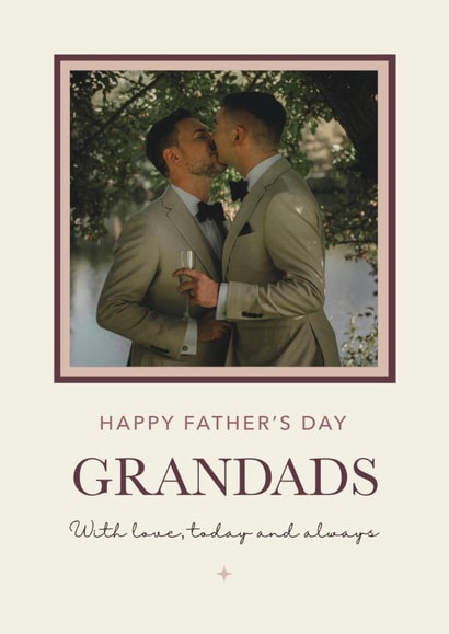 Classic Father’s Day Card — Grandads – With Love created by Choo Choo 