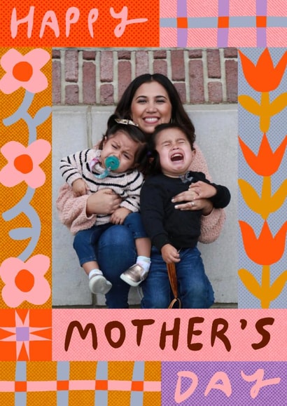 Arty Mother's Day Card - Patchwork Florals created by Yan Yu Lee