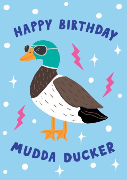 Funny Birthday Card - Birthday Duck created by Earlybird