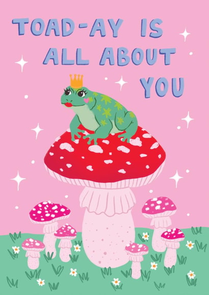 Cute Birthday Card - Toad Princess created by Earlybird