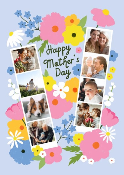 Pretty Mother's Day Card - Photo Booth Strips created by Lemon and Sugar 