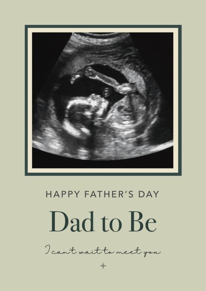 Classic Father’s Day Card — Dad To Be — From the Bump created by Choo Choo 