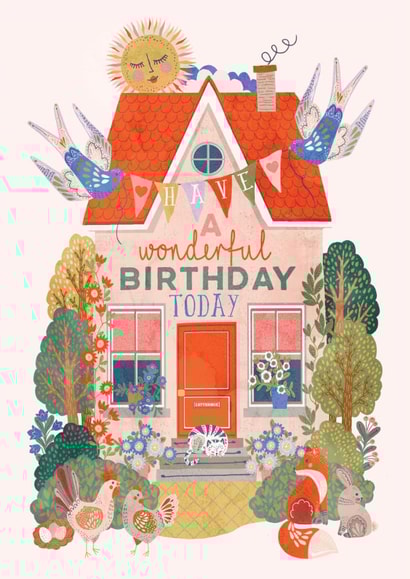 Cute Birthday Card For Country Life Loving Significant Other - Cottagecore created by THE PRINTED SQUARE STUDIO