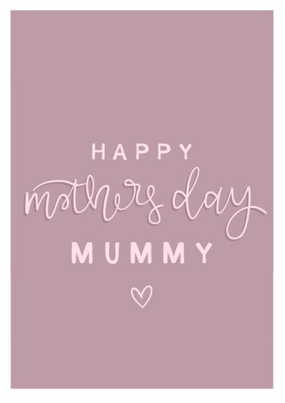 Pretty Mothers Day card for Mummy created by Ginger Rose Designs