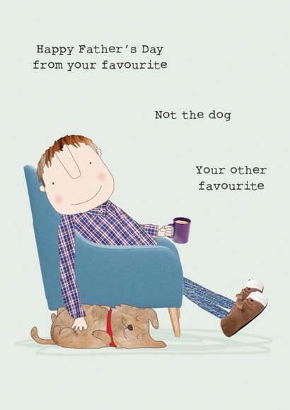 Funny Father's Day Card - The Other Favourite created by Rosie Made A Thing